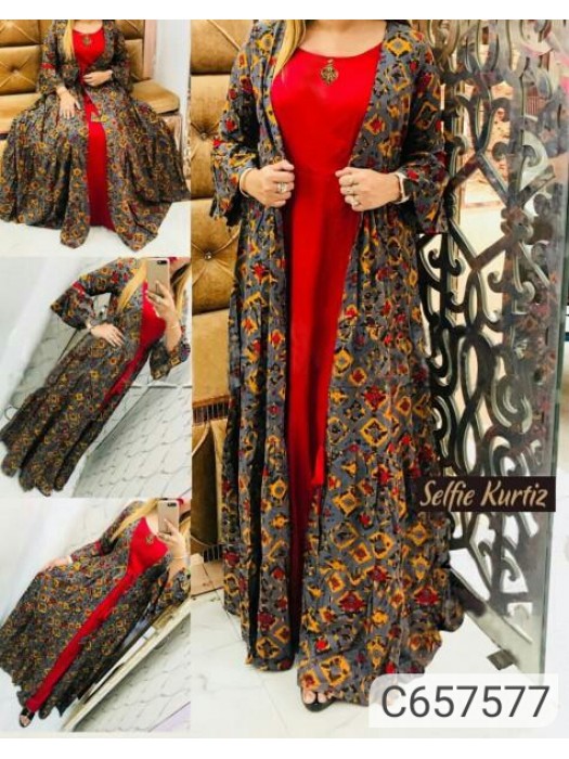 Kurti with jacket 19